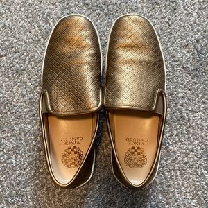 Women’s Gold Slip-on Sneaker